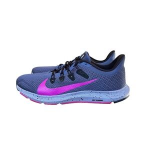 Nike Quest Womens Running Shoes Thunder Blue Hyper Pink AA7412-401 7.5